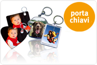 portachiavi con foto