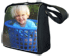 Borsa City nera con foto