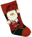 Calza Natale Babbo Blu con foto