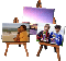 Cavalletto legno con foto