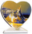 Cristallo Cuore con foto
