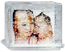 Cubo di neve con foto