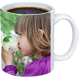 Tazza bianca con foto