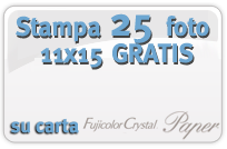 Stampa 25 foto gratis