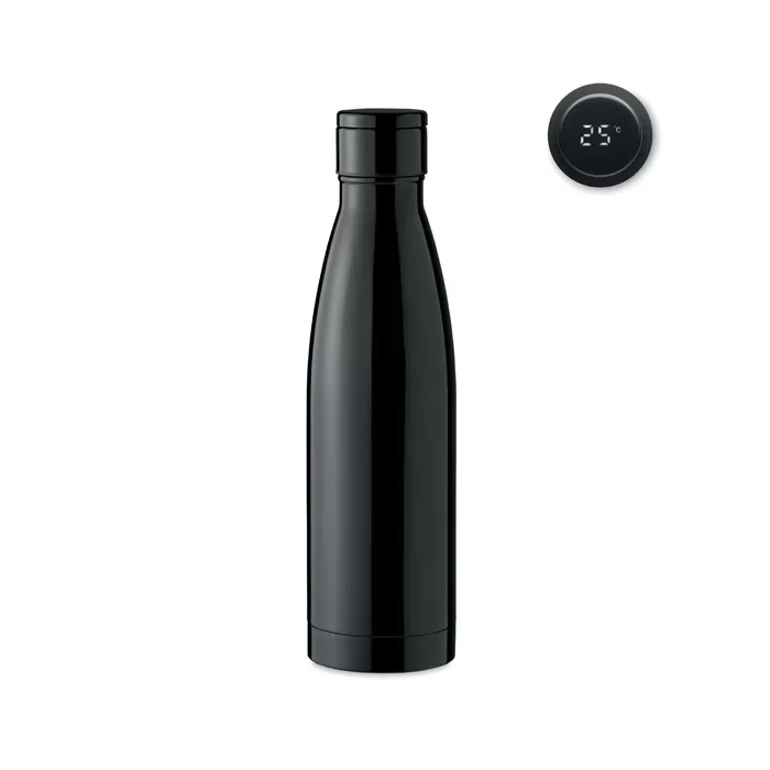 Bottiglia termometrica 500 ml personalizzata – Nero