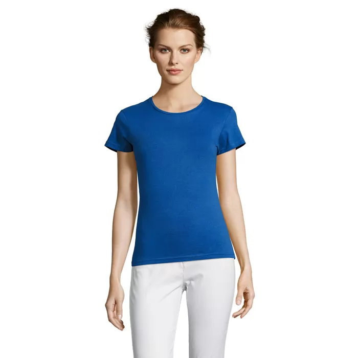 T-shirt donna in cotone 150 g personalizzata – Blu Royal