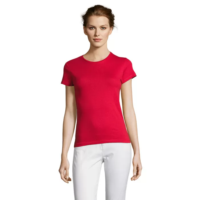 T-shirt donna in cotone 150 g personalizzata – Rosso