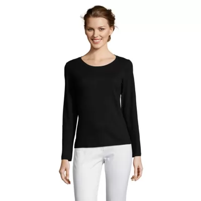 T-shirt manica lunga donna in cotone 150 g personalizzata